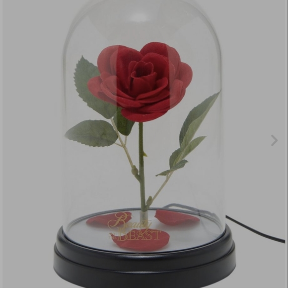 Disney Art Disney Beauty And The Beast Enchanted Rose Light Poshmark